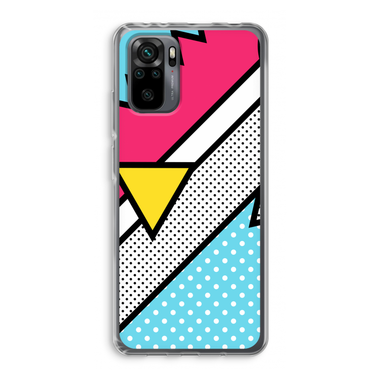 Pop Art #3: Xiaomi Redmi Note 10 Pro Transparant Hoesje