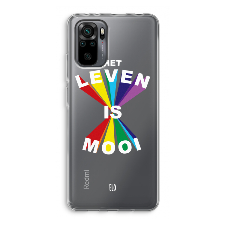 Het Leven Is Mooi: Xiaomi Redmi Note 10 Pro Transparant Hoesje