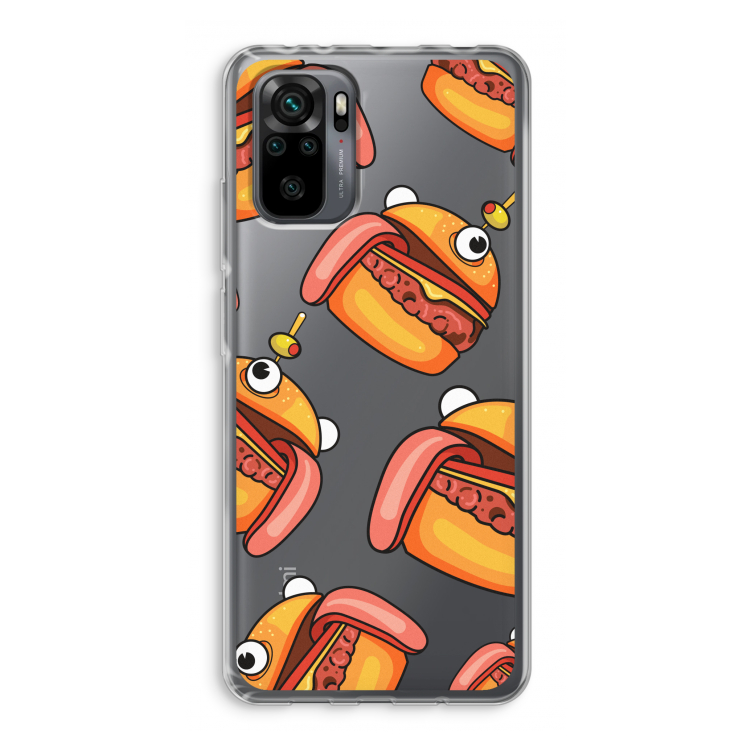 Hamburger: Xiaomi Redmi Note 10 Pro Transparant Hoesje