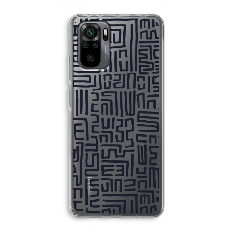 Moroccan Print: Xiaomi Redmi Note 10 Pro Transparant Hoesje
