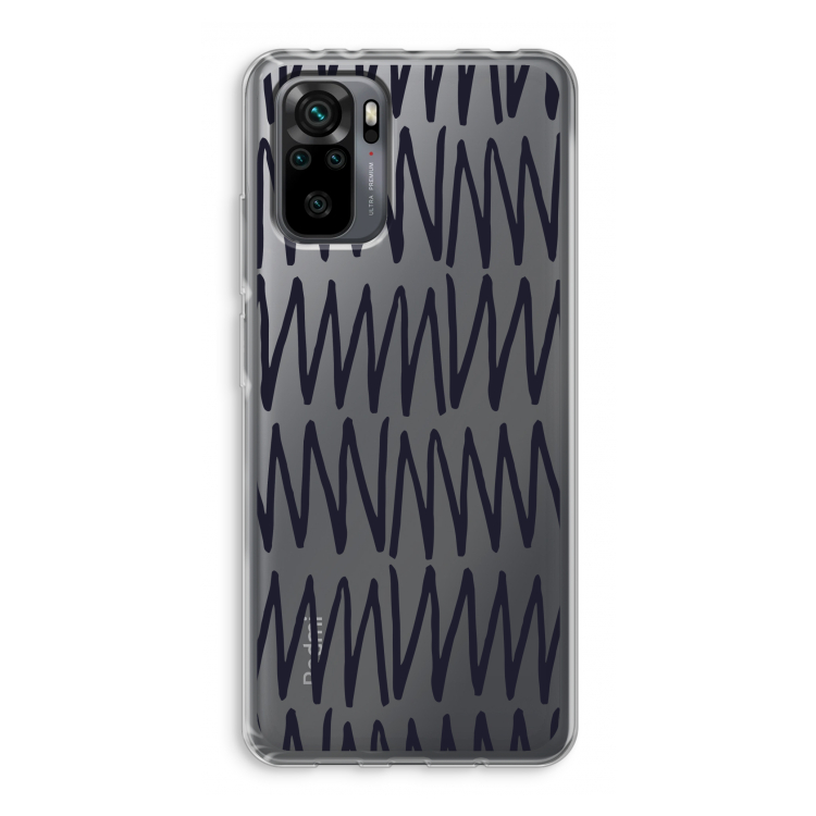 Marrakech Zigzag: Xiaomi Redmi Note 10 Pro Transparant Hoesje