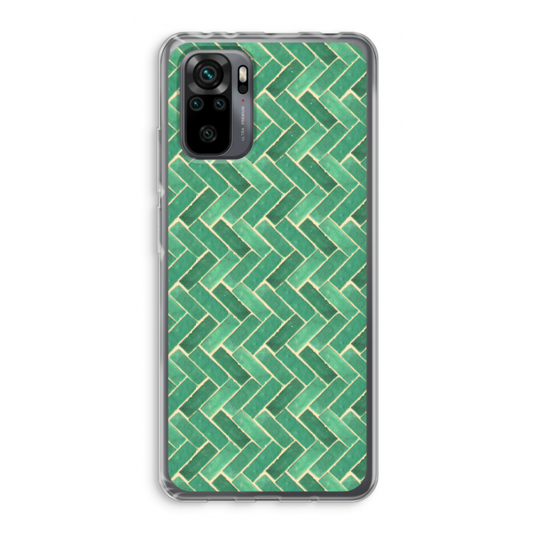 Moroccan tiles 2: Xiaomi Redmi Note 10 Pro Transparant Hoesje