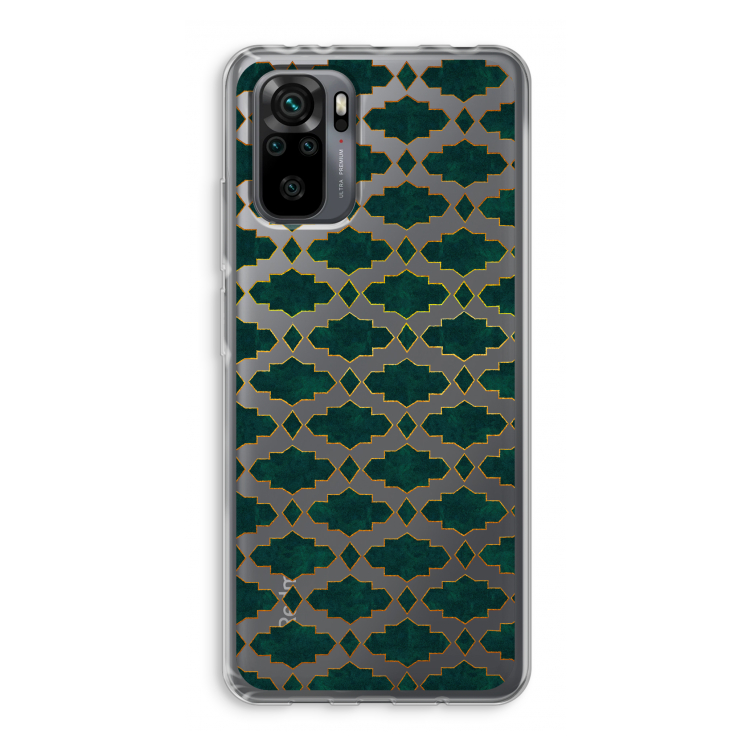 Moroccan tiles: Xiaomi Redmi Note 10 Pro Transparant Hoesje