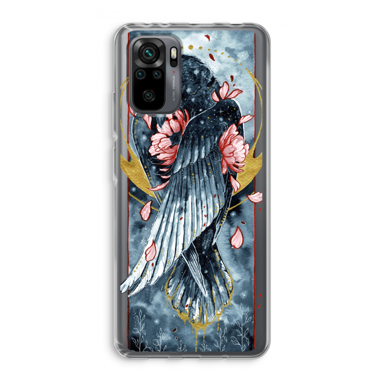 Golden Raven: Xiaomi Redmi Note 10 Pro Transparant Hoesje