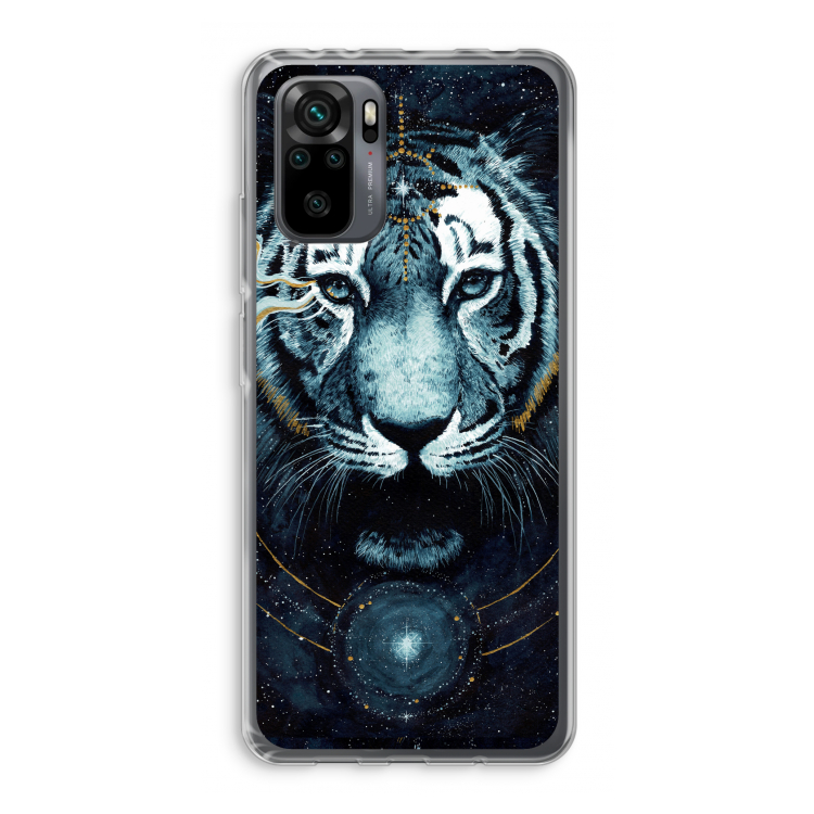 Darkness Tiger: Xiaomi Redmi Note 10 Pro Transparant Hoesje