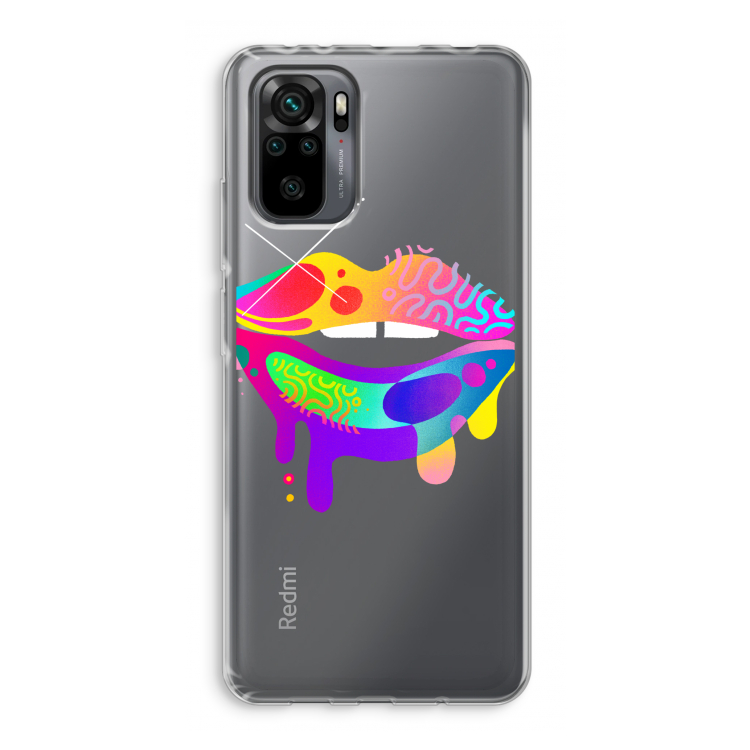 Lip Palette: Xiaomi Redmi Note 10 Pro Transparant Hoesje