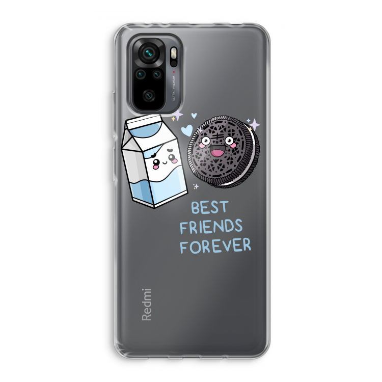 Best Friend Forever: Xiaomi Redmi Note 10 Pro Transparant Hoesje