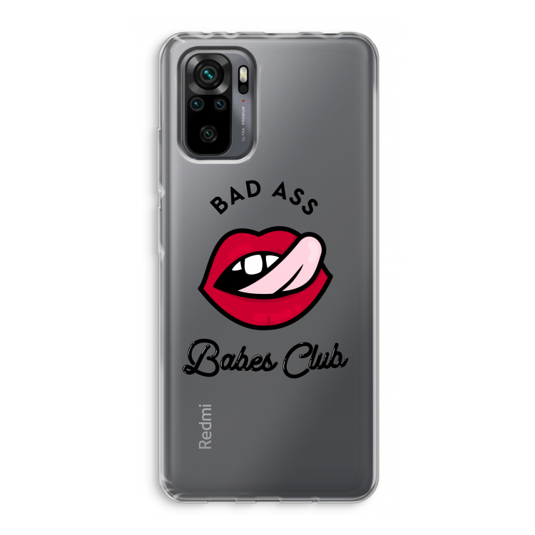 Badass Babes Club: Xiaomi Redmi Note 10 Pro Transparant Hoesje