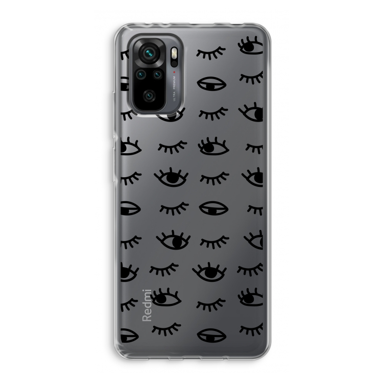 Eye pattern #2: Xiaomi Redmi Note 10 Pro Transparant Hoesje