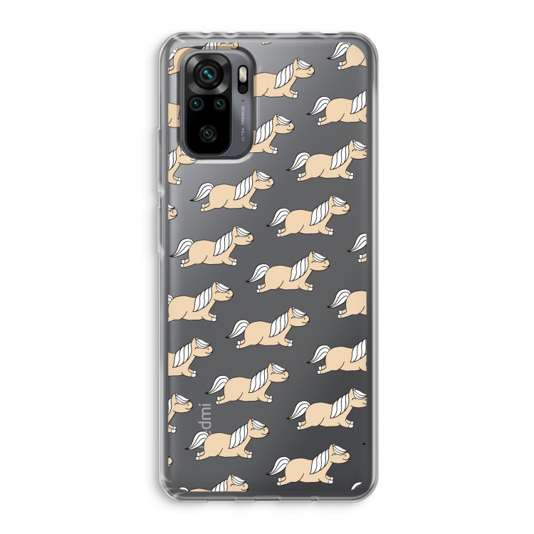 Ponys: Xiaomi Redmi Note 10 Pro Transparant Hoesje