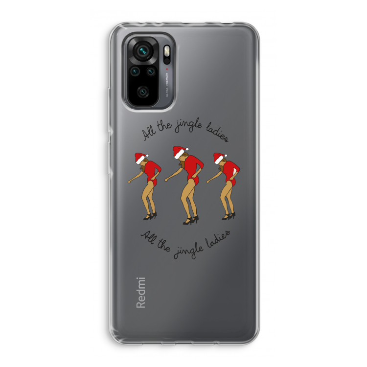 Jingle Ladies: Xiaomi Redmi Note 10 Pro Transparant Hoesje