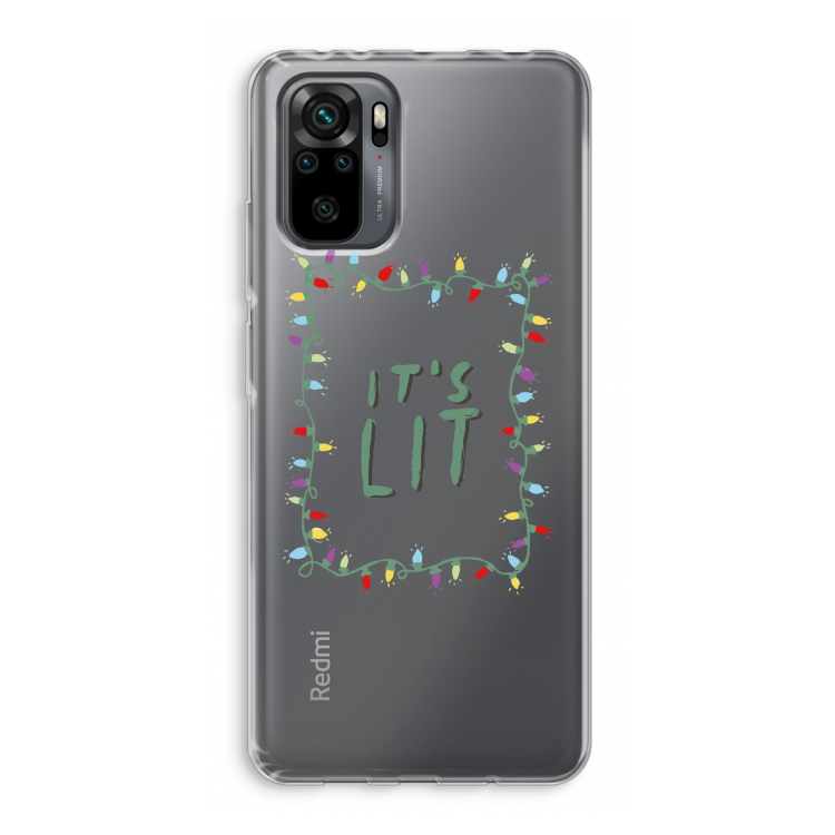 It's Lit: Xiaomi Redmi Note 10 Pro Transparant Hoesje