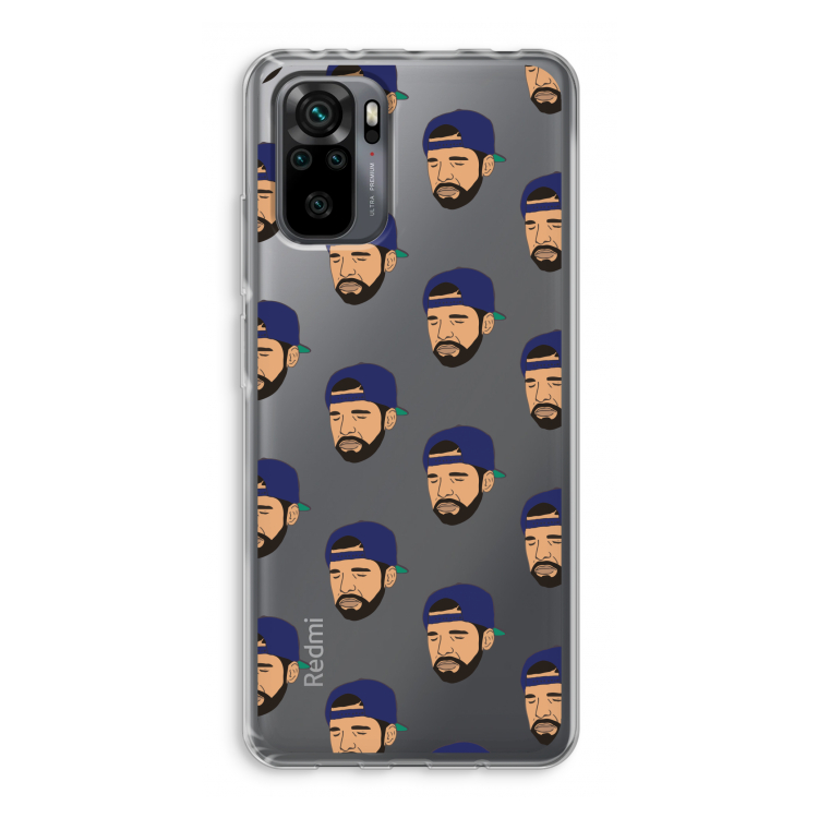 Drake Away: Xiaomi Redmi Note 10 Pro Transparant Hoesje