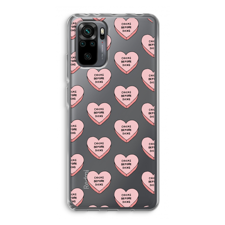Chicks before dicks: Xiaomi Redmi Note 10 Pro Transparant Hoesje