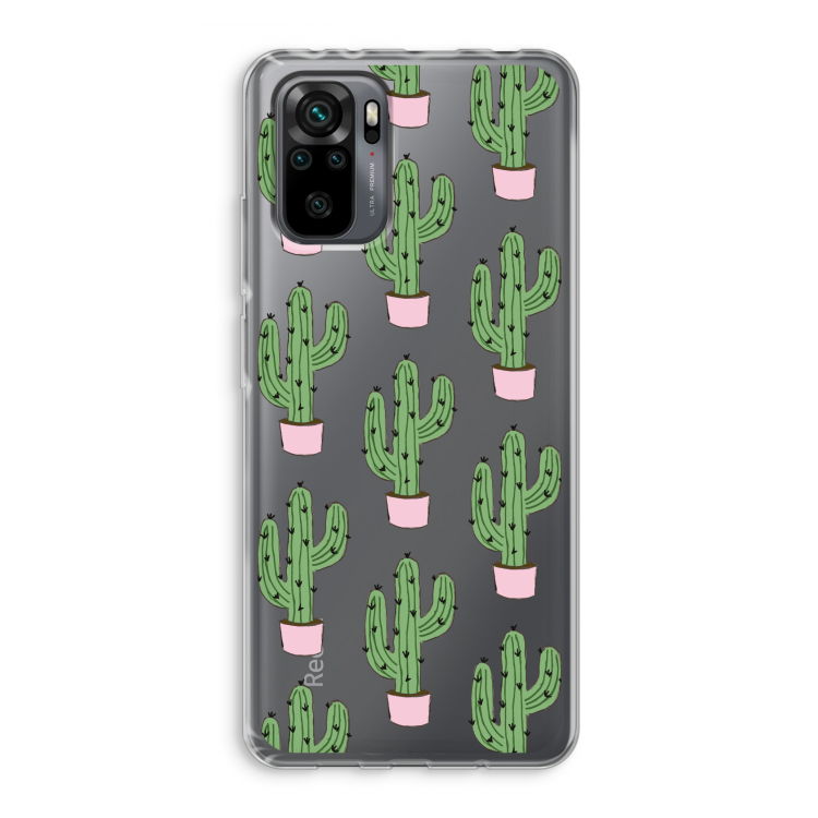 Cactus Lover: Xiaomi Redmi Note 10 Pro Transparant Hoesje