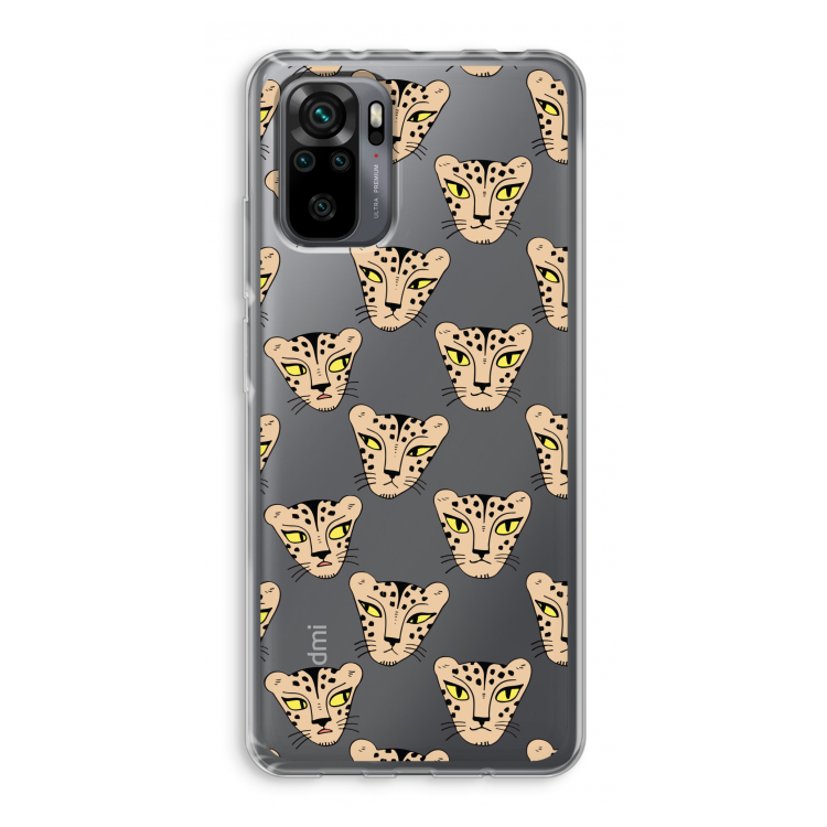 Tijger: Xiaomi Redmi Note 10 Pro Transparant Hoesje