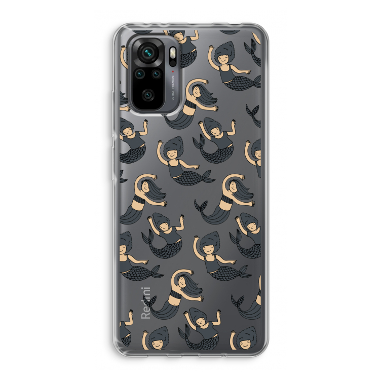 Zeemeermin: Xiaomi Redmi Note 10 Pro Transparant Hoesje