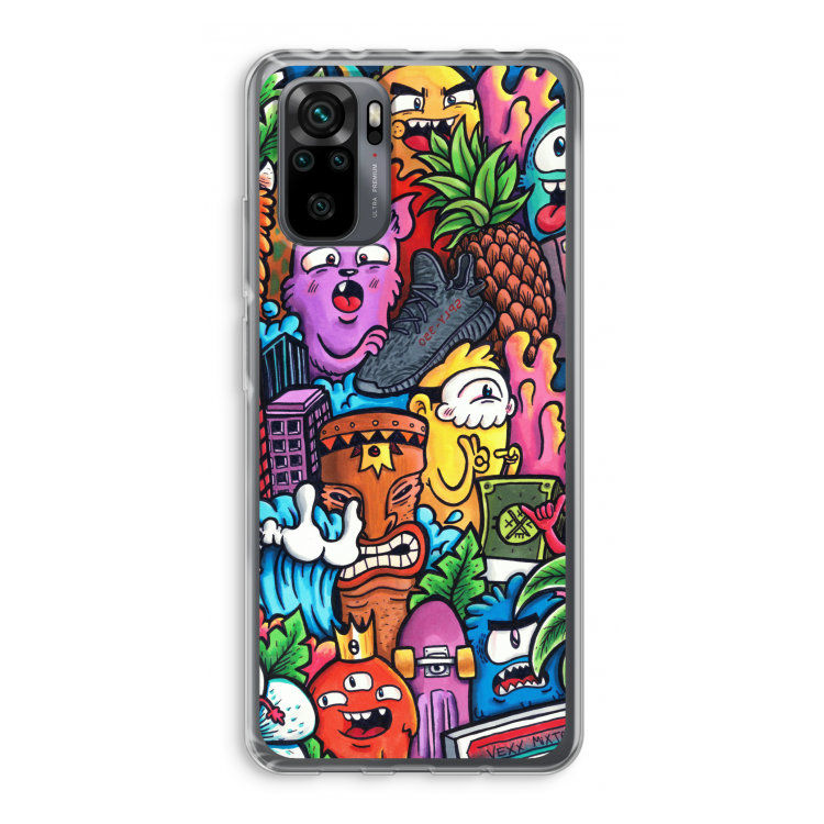 Vexx Mixtape: Xiaomi Redmi Note 10 Pro Transparant Hoesje