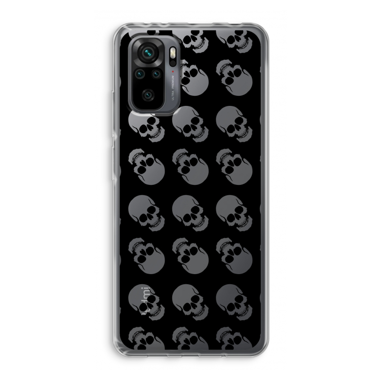 Musketon Skulls: Xiaomi Redmi Note 10 Pro Transparant Hoesje