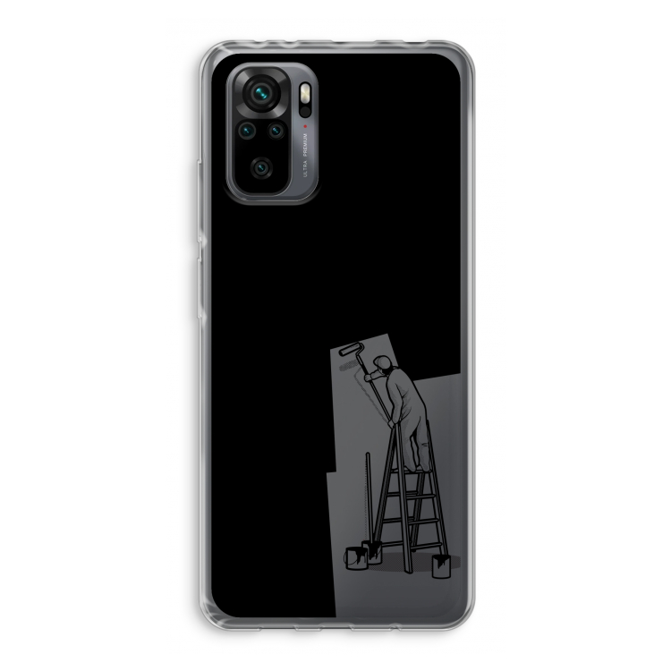 Musketon Painter: Xiaomi Redmi Note 10 Pro Transparant Hoesje