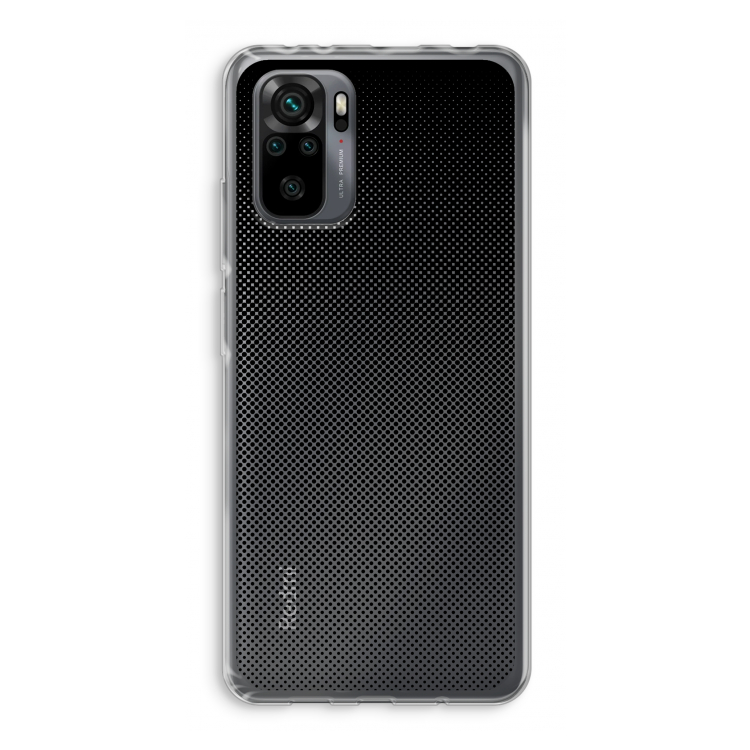 Musketon Halftone: Xiaomi Redmi Note 10 Pro Transparant Hoesje