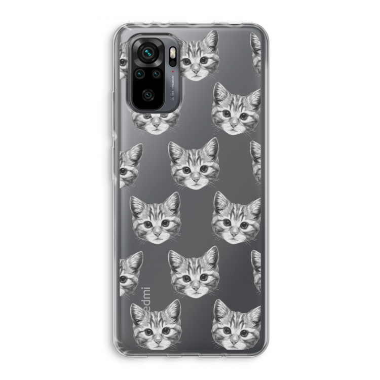 Kitten: Xiaomi Redmi Note 10 Pro Transparant Hoesje