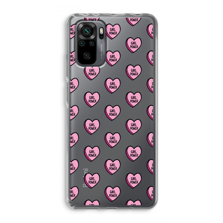 GIRL POWER: Xiaomi Redmi Note 10 Pro Transparant Hoesje