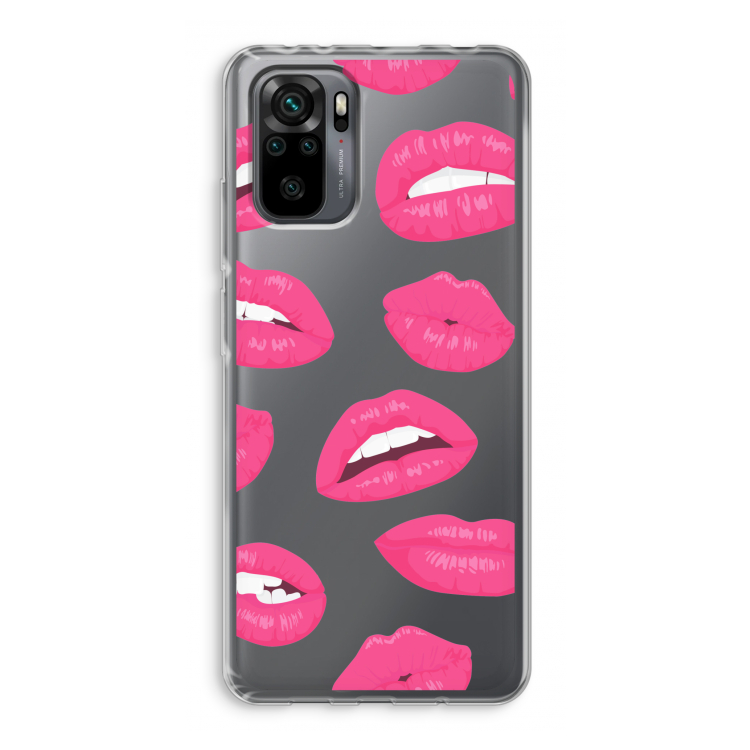 Bite my lip: Xiaomi Redmi Note 10 Pro Transparant Hoesje