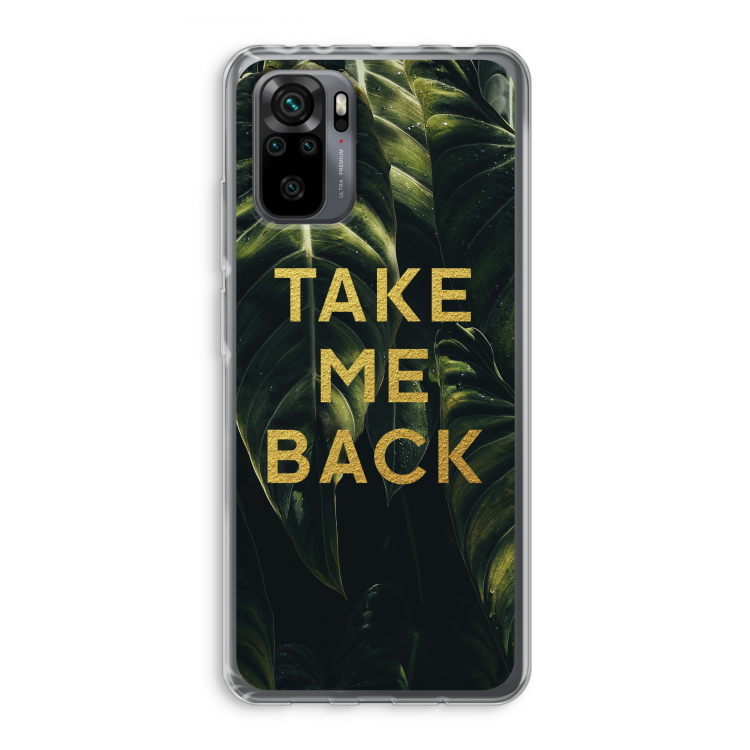 Take me back: Xiaomi Redmi Note 10 Pro Transparant Hoesje
