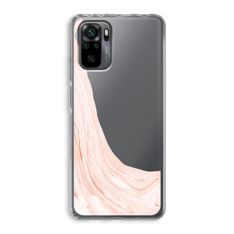 Peach bath: Xiaomi Redmi Note 10 Pro Transparant Hoesje