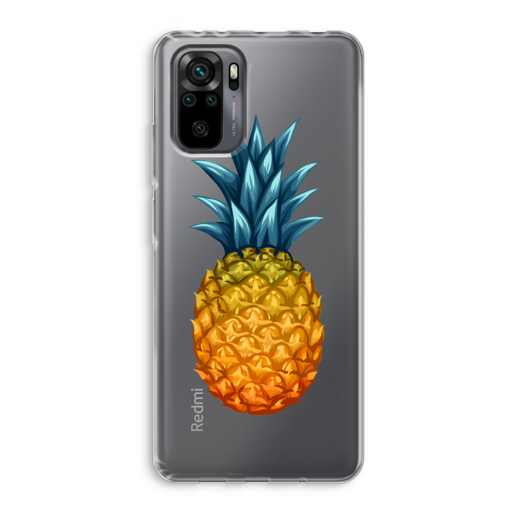 Grote ananas: Xiaomi Redmi Note 10 Pro Transparant Hoesje