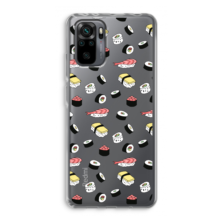 Sushi time: Xiaomi Redmi Note 10 Pro Transparant Hoesje