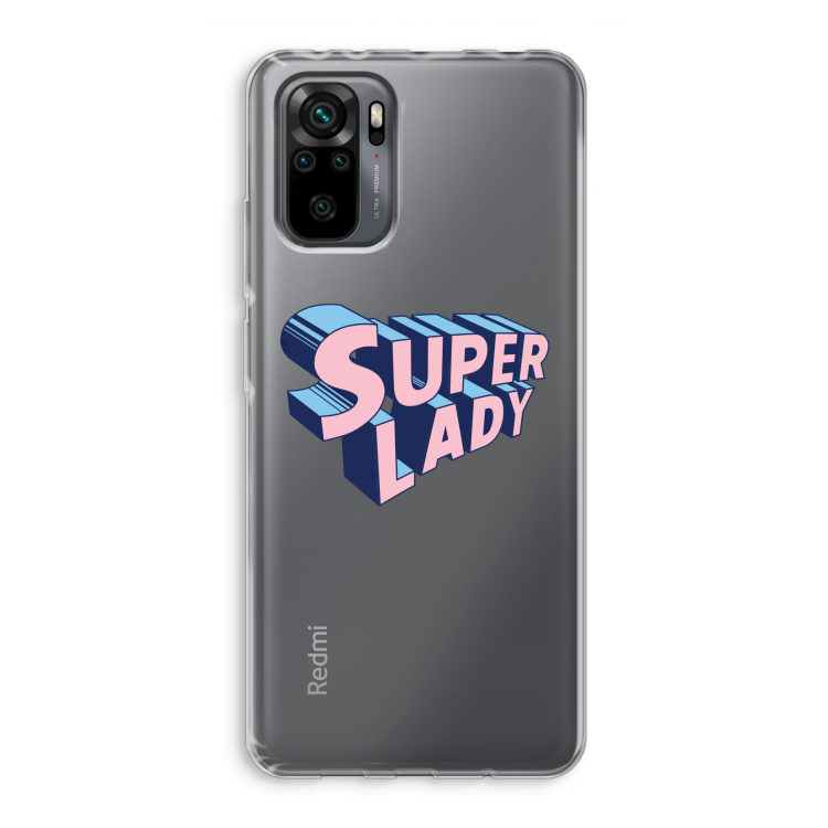 Superlady: Xiaomi Redmi Note 10 Pro Transparant Hoesje