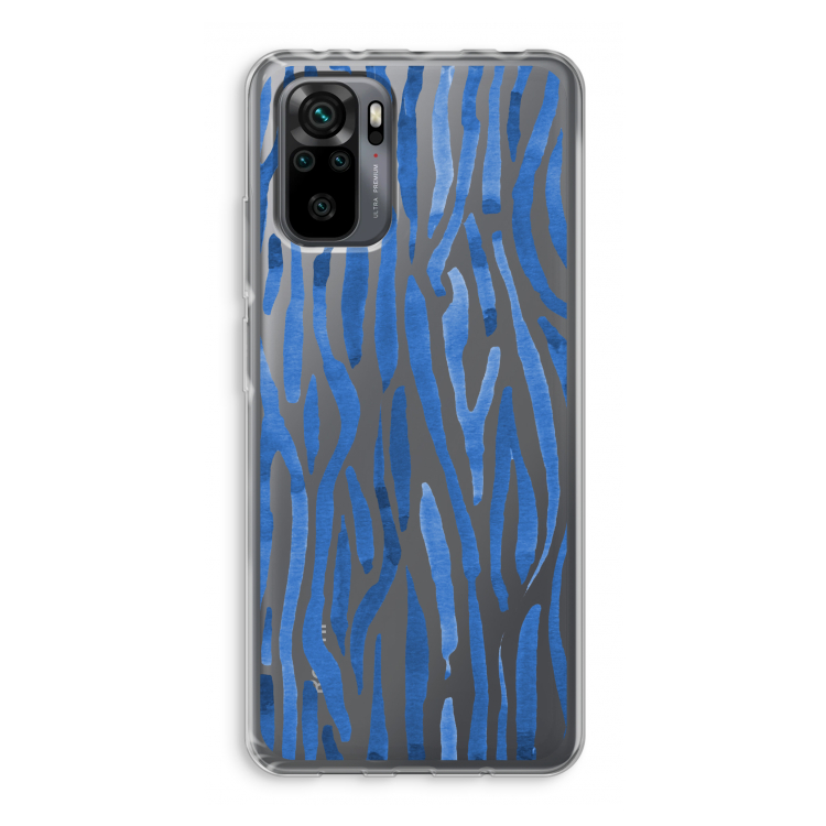 Blauwe nerven: Xiaomi Redmi Note 10 Pro Transparant Hoesje