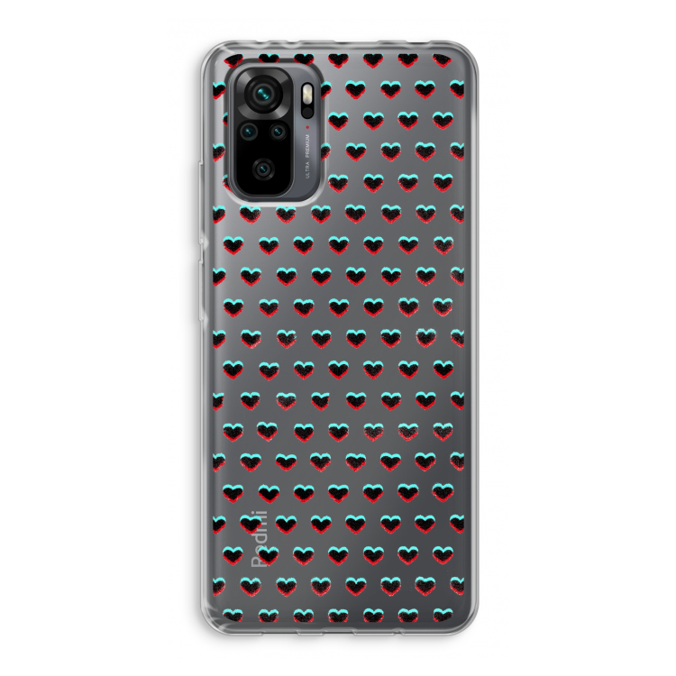 Hartjes: Xiaomi Redmi Note 10 Pro Transparant Hoesje