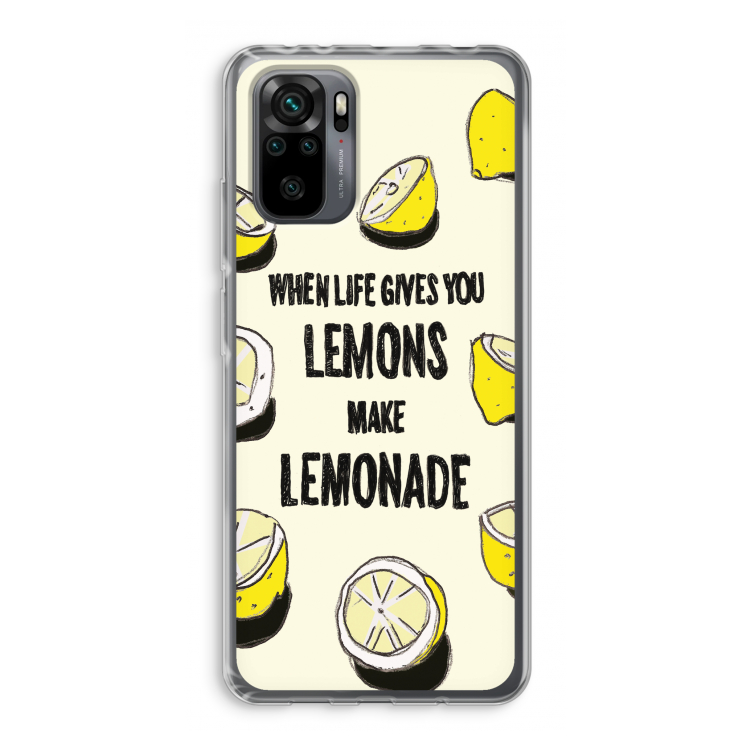 Lemonade: Xiaomi Redmi Note 10 Pro Transparant Hoesje