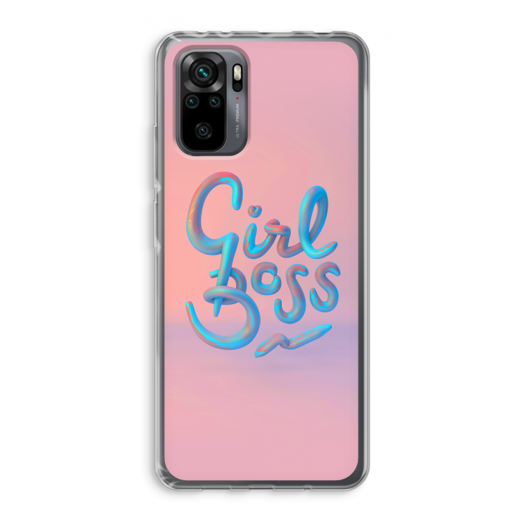 Girl boss: Xiaomi Redmi Note 10 Pro Transparant Hoesje