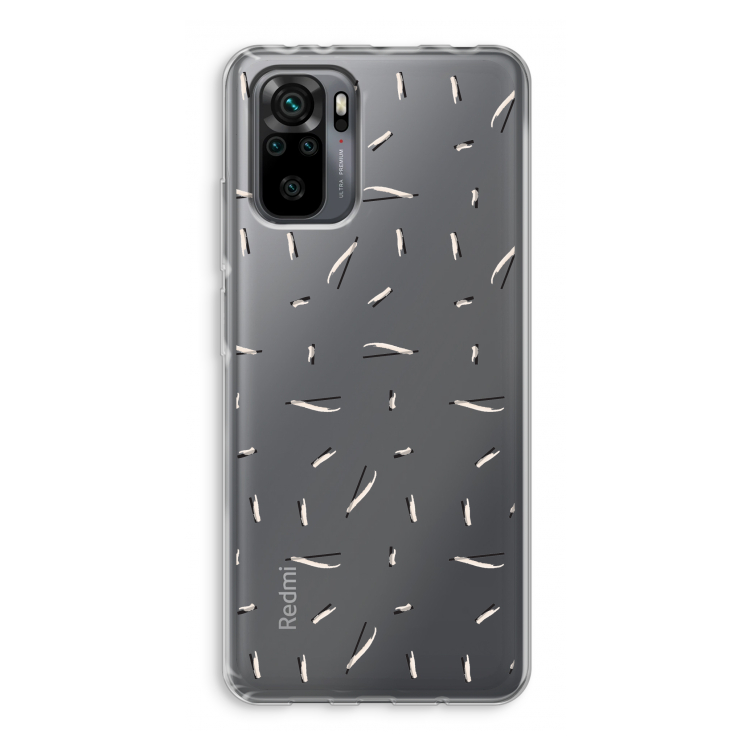 Hipster stripes: Xiaomi Redmi Note 10 Pro Transparant Hoesje