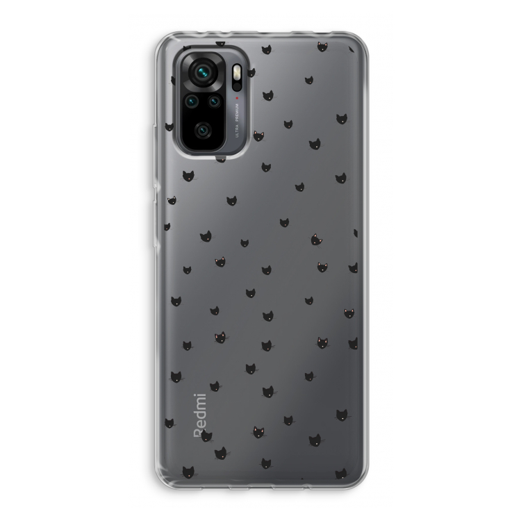 Kleine kattenkopjes: Xiaomi Redmi Note 10 Pro Transparant Hoesje