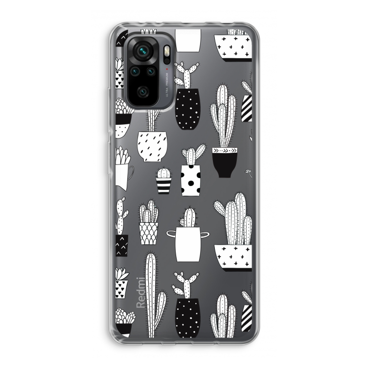 Cactusmotief: Xiaomi Redmi Note 10 Pro Transparant Hoesje