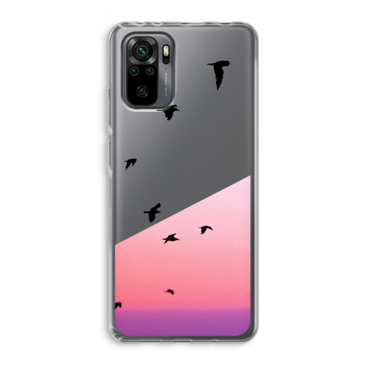 Fly away: Xiaomi Redmi Note 10 Pro Transparant Hoesje