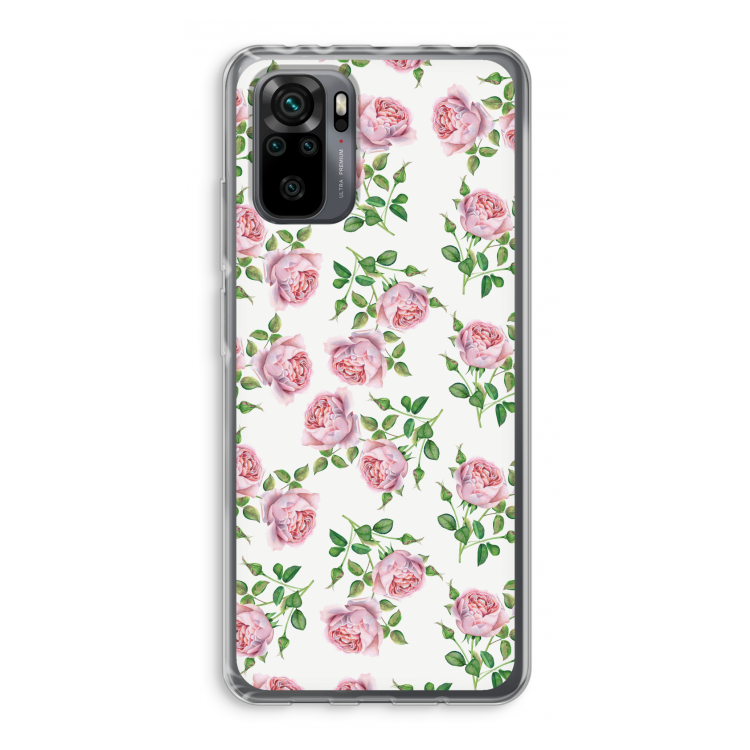 Kleine roosjes: Xiaomi Redmi Note 10 Pro Transparant Hoesje