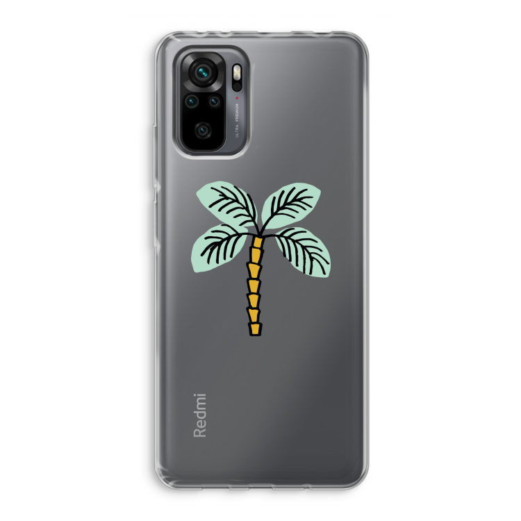 Palmboom: Xiaomi Redmi Note 10 Pro Transparant Hoesje