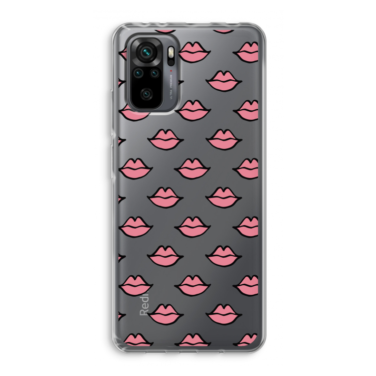 Lipjes: Xiaomi Redmi Note 10 Pro Transparant Hoesje