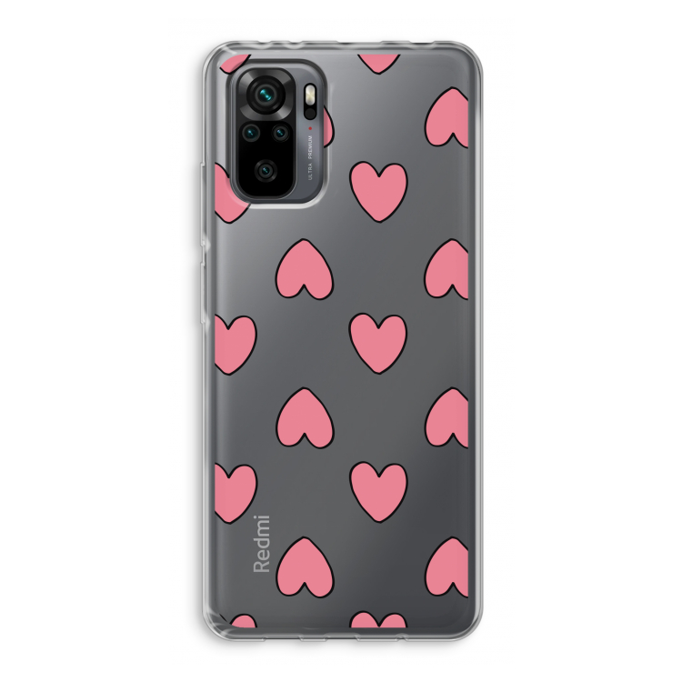 Ondersteboven verliefd: Xiaomi Redmi Note 10 Pro Transparant Hoesje