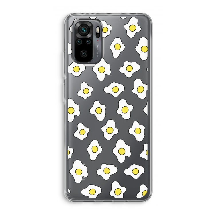 Spiegeleitjes: Xiaomi Redmi Note 10 Pro Transparant Hoesje