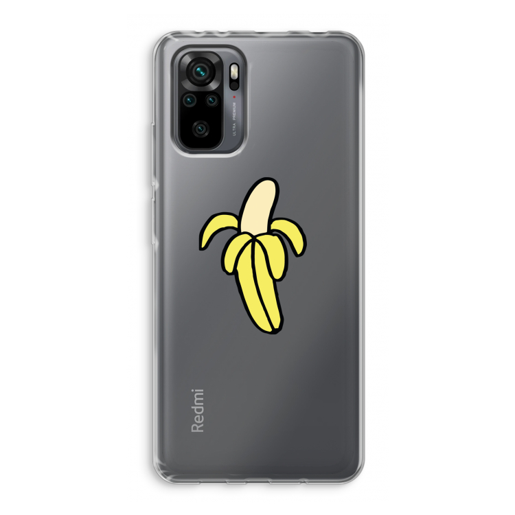 Banana: Xiaomi Redmi Note 10 Pro Transparant Hoesje