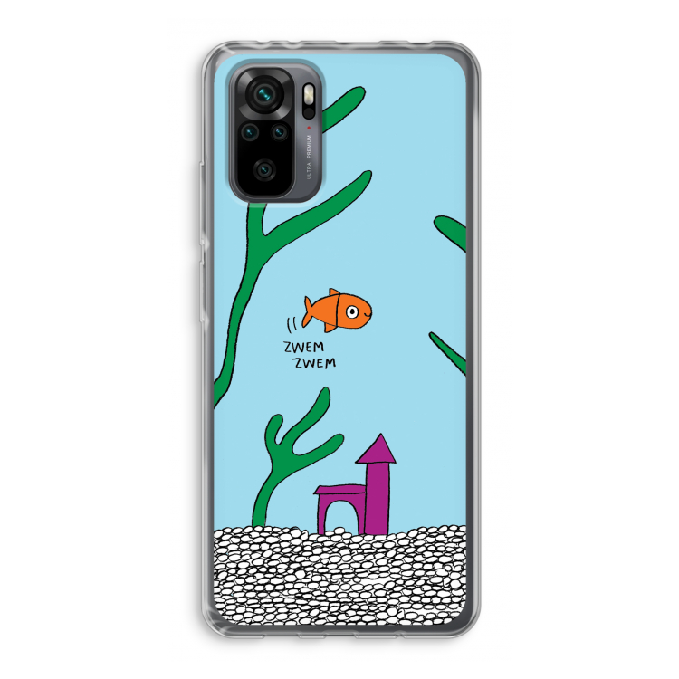 Aquarium: Xiaomi Redmi Note 10 Pro Transparant Hoesje