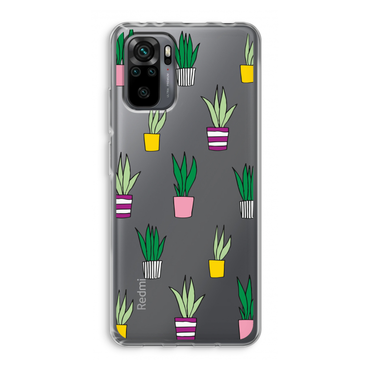 Sanseveria: Xiaomi Redmi Note 10 Pro Transparant Hoesje