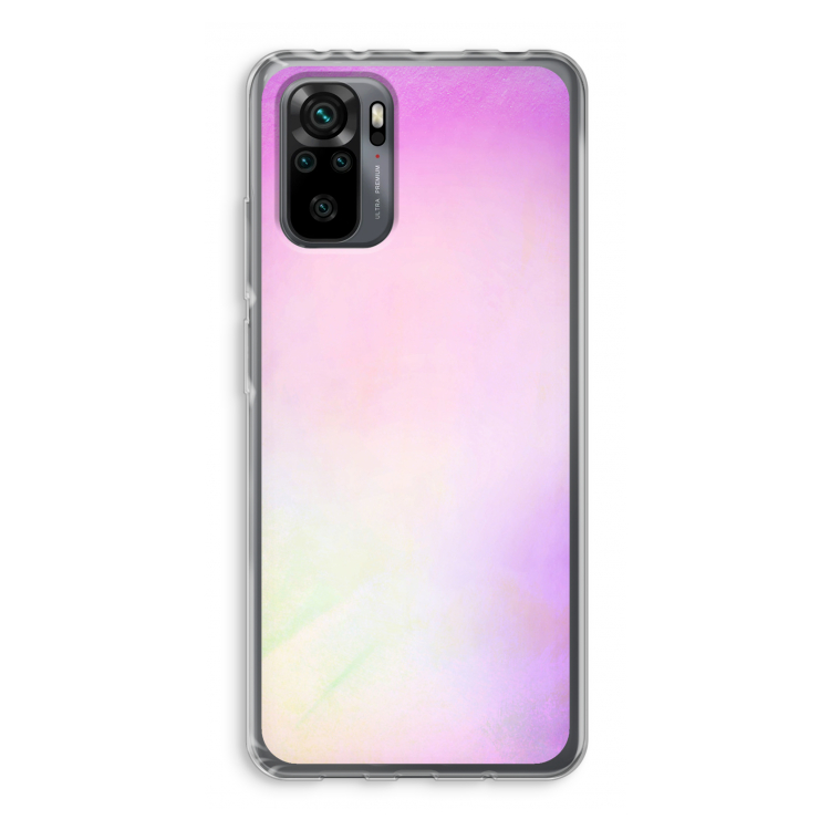 Flow mist pastel: Xiaomi Redmi Note 10 Pro Transparant Hoesje